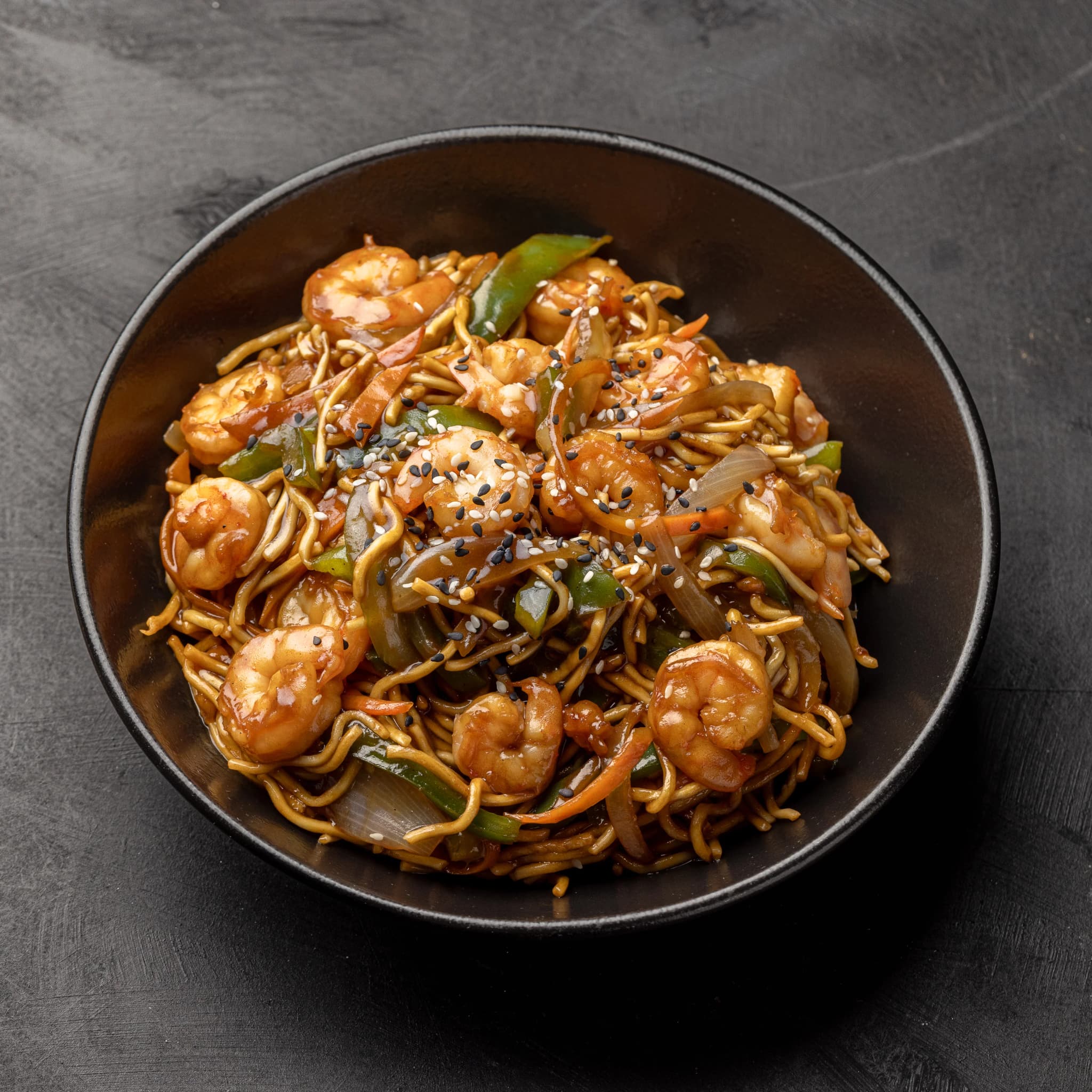 Lo Mein de Camarones